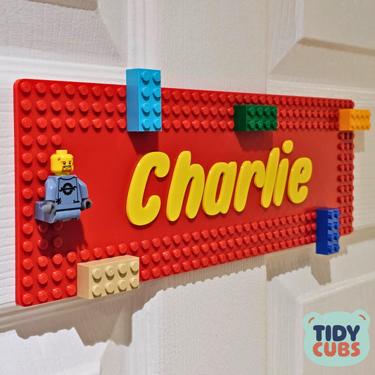 Building Brick Name Plaque