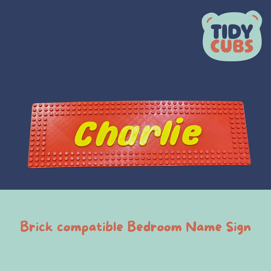 Building Brick Name Plaque