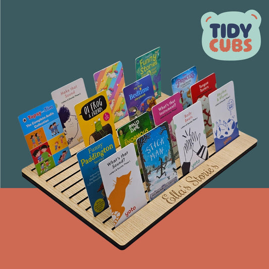 Wooden Yoto Audio Card Storage Board