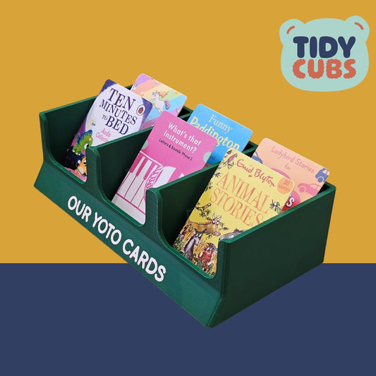 Yoto Card Storage Organizer - Triple Pot Holder for Audio Cards