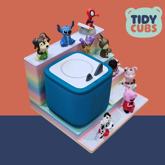 Large Rainbow TonieBox 2 Docking Station & Stand Organiser Storage