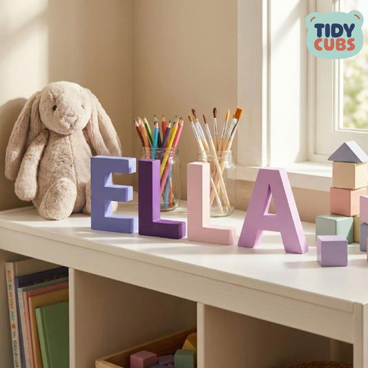 Childrens 12cm 3D Letter Name Sign